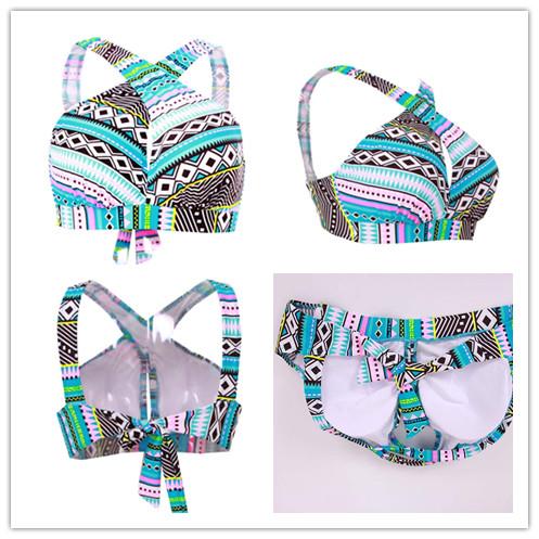 Wholesale Summer Beach Swim Push Up Tops Pin Up Swim Tops